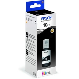 Original Epson 105 Black Ecotank Ink Bottle - (C13T00Q140)