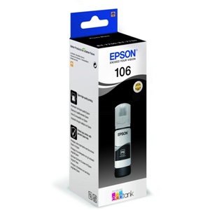 Original Epson 106 Photo Black Ecotank Ink Bottle - (C13T00R140)