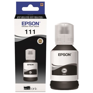 Epson Original 111 Black Ink Bottle - (C13T03M140)