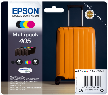 Original Epson 405 Ink Cartridge Multipack (Black/Cyan/Magenta/Yellow)