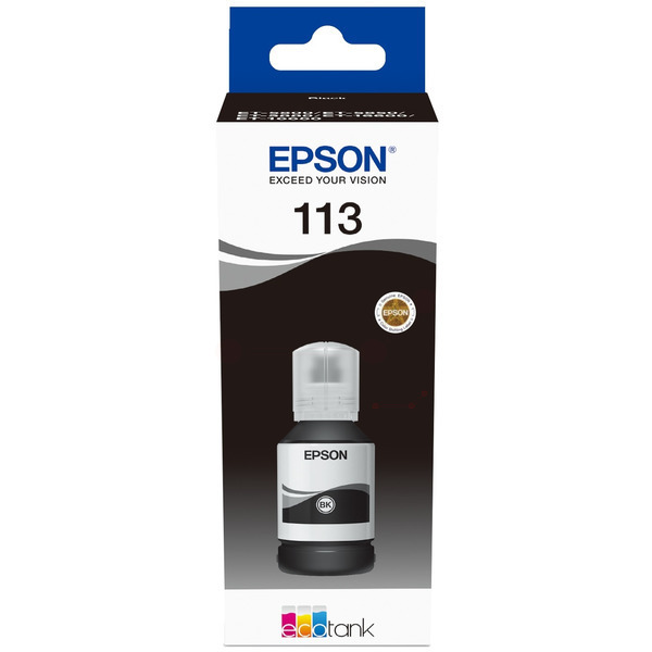 Original Epson 113 Black Ink Bottle C13T06B140