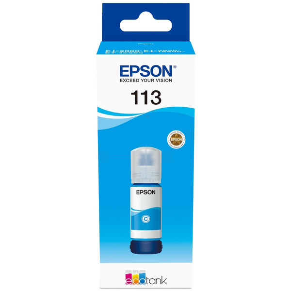 Original Epson 113 Cyan Ink Bottle C13T06B240