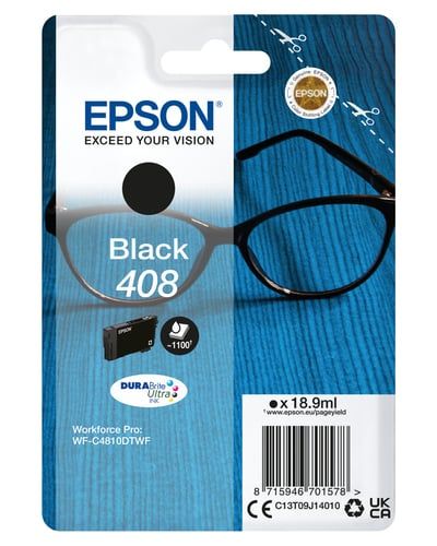 Original Epson 408 Black Inkjet Cartridge C13T09J14010