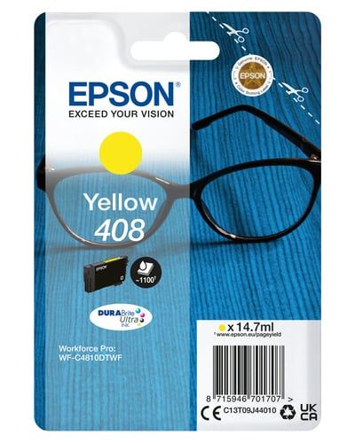 Original Epson 408 Yellow Inkjet Cartridge C13T09J44010
