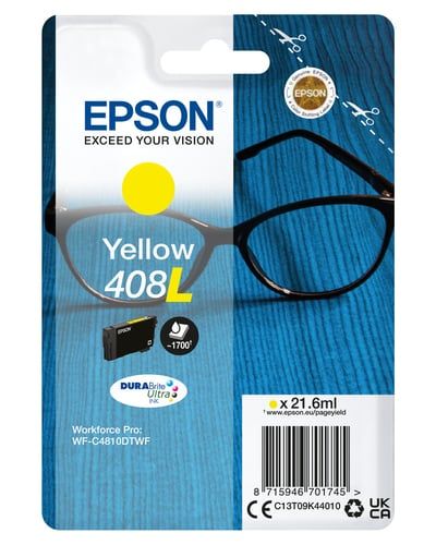 Original Epson 408L Yellow Inkjet Cartridge C13T09K44010