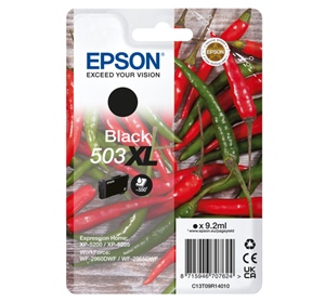 Original Epson 503XL Black High Capacity Inkjet Cartridge C13T09R14010