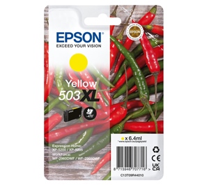Original Epson 503XL Yellow High Capacity Inkjet Cartridge C13T09R44010