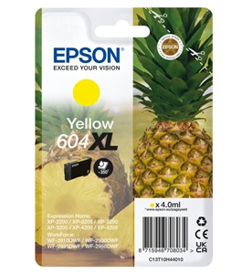 Epson Original 604XL Yellow High Capacity Inkjet Cartridge C13T10H44010