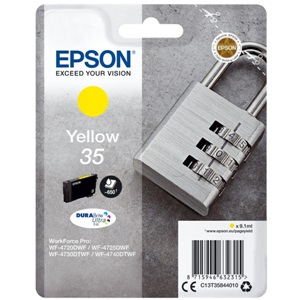 Epson Original 35 Yellow Inkjet Cartridge - (C13T35844010)