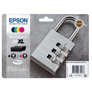 Original Epson 35XL High Capacity 4 Colour Inkjet Cartridge Multipack - (C13T35964010)