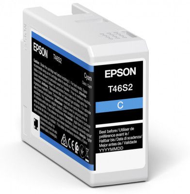 Original Epson T46S2 Cyan Inkjet Cartridge C13T46S200