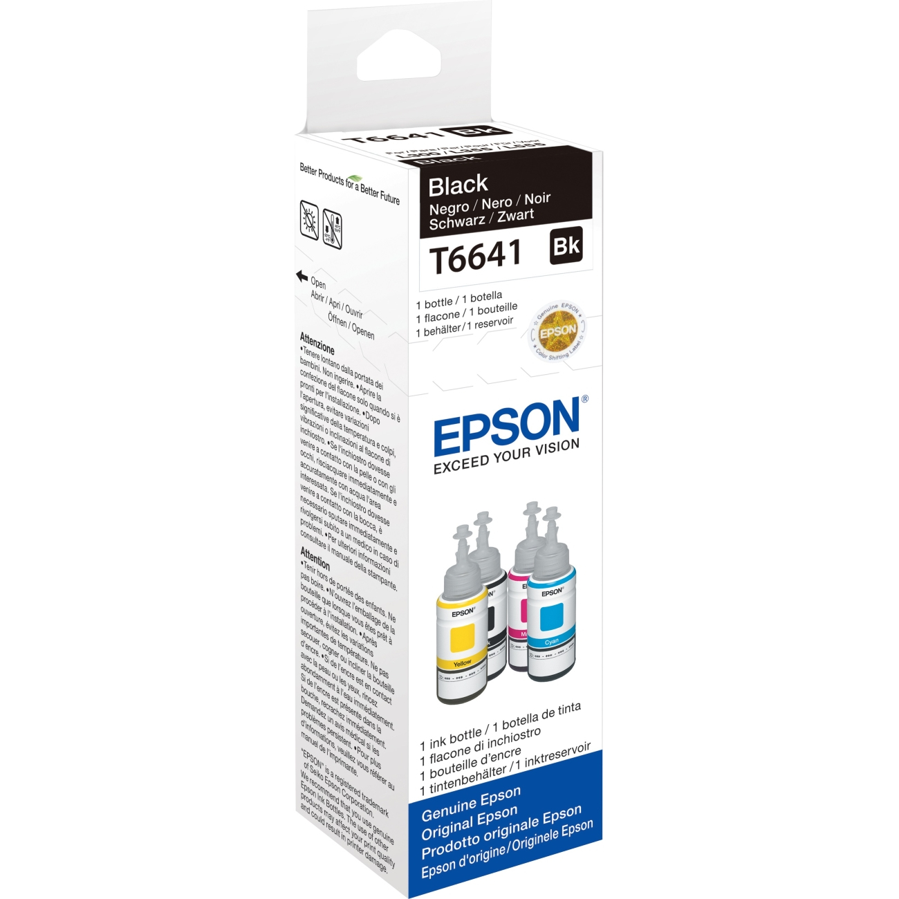 Original Epson T6641 Black Ink Bottle