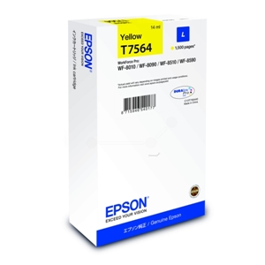 Original Epson T7564 Yellow Ink Cartridge (C13T756440)