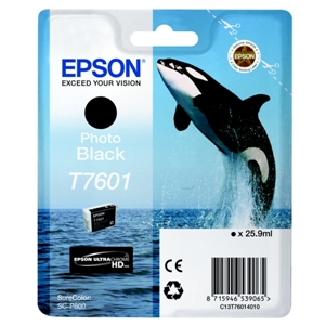 Epson Original T7601 Photo Black Inkjet Cartridge - (C13T76014010)