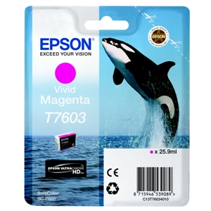 Original Epson T7603 Magenta Inkjet Cartridge - (C13T76034010)
