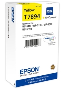 Epson Original T7894 XXL Yellow Extra High Capacity Ink Cartridge (C13T789440)
