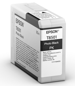 Epson Original T8501 Photo Black Inkjet Cartridge - (C13T850100)
