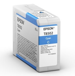 Epson Original T8502 Cyan Inkjet Cartridge - (C13T850200)
