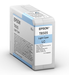 Epson Original T8505 Light Cyan Inkjet Cartridge - (C13T850500)
