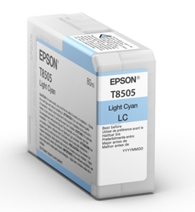 Epson Original T8505 Light Cyan Inkjet Cartridge - (C13T850500)
