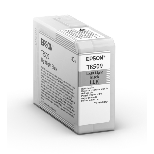 Original Epson T8509 Light Light Black Inkjet Cartridge - (C13T850900)