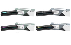 Lexmark Original C3220 4 Colour Toner Cartridge Multipack - (Black/Cyan/Magenta/Yellow)