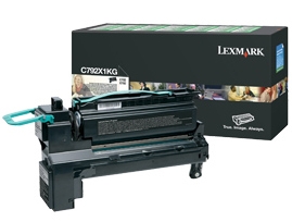 Original Lexmark C792X1KG Black High Capacity Toner Cartridge