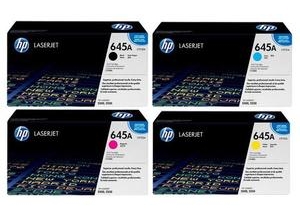 HP Original (C9730A-C9731A-C9732A-C9733A) Quad Pack, Black/Cyan/Magenta/Yellow

