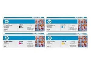 HP Original (CC530A-CC531A-CC532A-CC533A) Quad Pack, Black/Cyan/Magenta/Yellow
