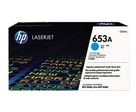 Original HP 653A Cyan Toner Cartridge (CF321A)