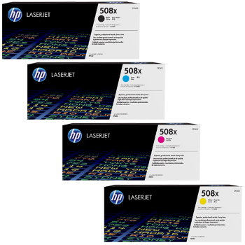 HP Original 508X High Capacity Toner Cartridge Multipack (CF360X/361X/362X/363X)