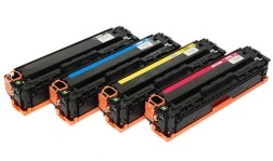 Compatible HP 312A Set of 4 Toner Cartridges (CF380X/CF381A/CF382A/CF383A)