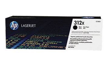 Original HP 312X Black High Capacity Toner Cartridge (CF380X)