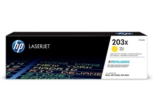 Original HP 203X Yellow High Capacity Toner Cartridge - (CF542X)