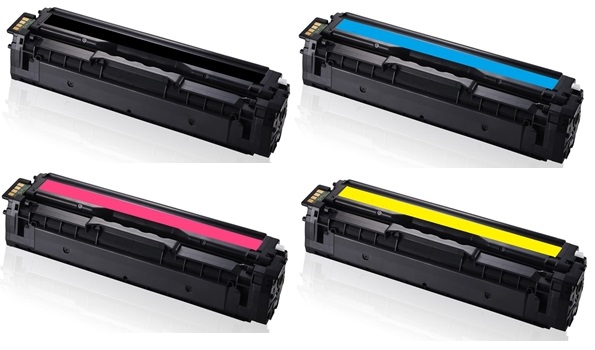 Samsung Compatible CLT-504S Set Of 4 Toner Cartridge Pack (Black/Cyan/Magenta/Yellow)