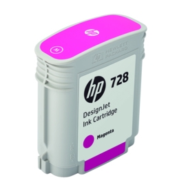 Original HP 728 Magenta Inkjet Cartridge - (F9J62A)