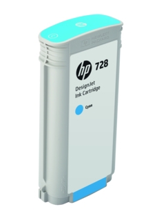 HP Original 728 Cyan High Capacity Inkjet Cartridge - (F9J67A)