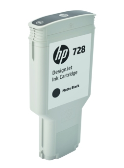 Original HP 728 Matt Black Extra High Capacity Inkjet Cartridge - (F9J68A)