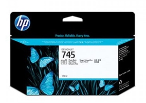 Original HP 745 Photo Black Inkjet Cartridge - (F9J98A)