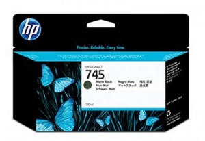 HP Original 745 Matt Black Inkjet Cartridge - (F9J99A)