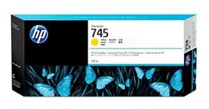 HP Original 745 Yellow High Capacity Inkjet Cartridge - (F9K02A)