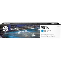 HP Original 981A Cyan Inkjet Cartridge - (J3M68A)