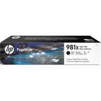 Original HP 981X Black High Capacity Inkjet Cartridge - (L0R12A)