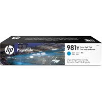 HP Original 981Y Cyan Extra High Capacity Inkjet Cartridge - (L0R13A)