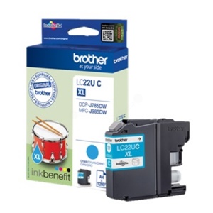 Brother Original LC22UC Cyan Inkjet Cartridge - (LC-22UC)