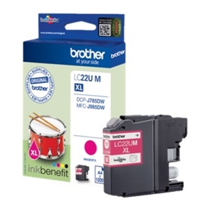 Original Brother LC22UM Magenta Inkjet Cartridge - (LC-22UM)