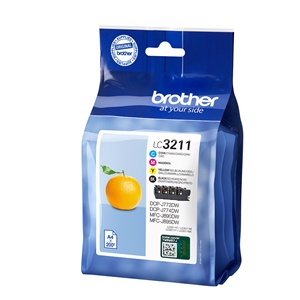 Brother Original LC3211 4 Colour Inkjet Cartridge Multipack - (Black/Cyan/Magenta/Yellow)