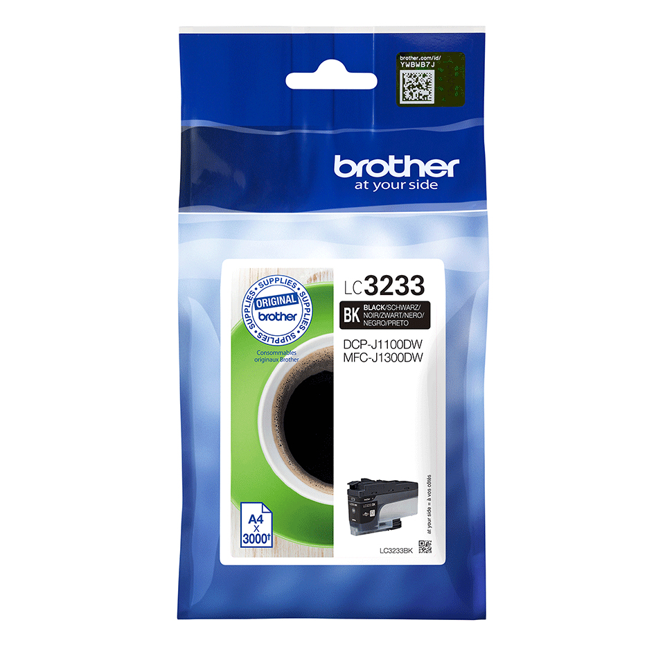 Original Brother LC3233BK Black Inkjet Cartridge