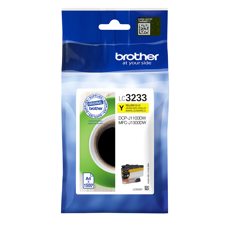 Original Brother LC3233Y Yellow Inkjet Cartridge