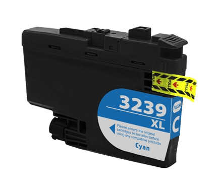 Original Brother LC-3239XLC Cyan High Capacity Inkjet Cartridge - (LC3239XLC)